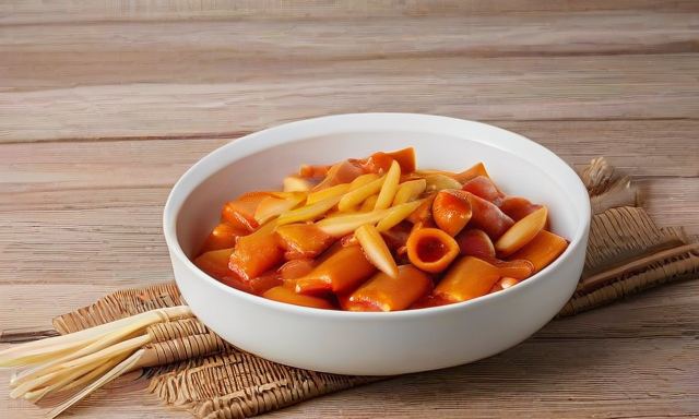 로제떡볶이 관련 이미지 - 부드러운 풍미와 매콤함의 조화, 깊은 맛을 내는 로제떡볶이 비법